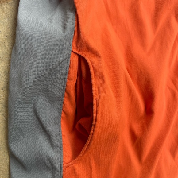 Port Authority Orange & Grey Lined Jacket Sz Large - Picture 6 of 6